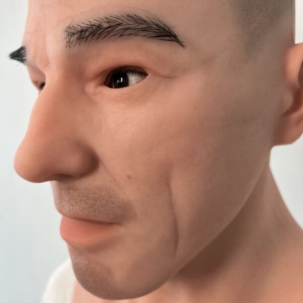 Alefu silicone mask simulation human face dress props